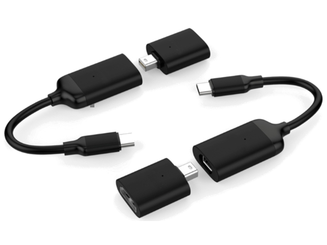 фото Аксессуар HyperDrive USB-C-HDMI & Mini DisplayPort Adapter HD40C-BLACK