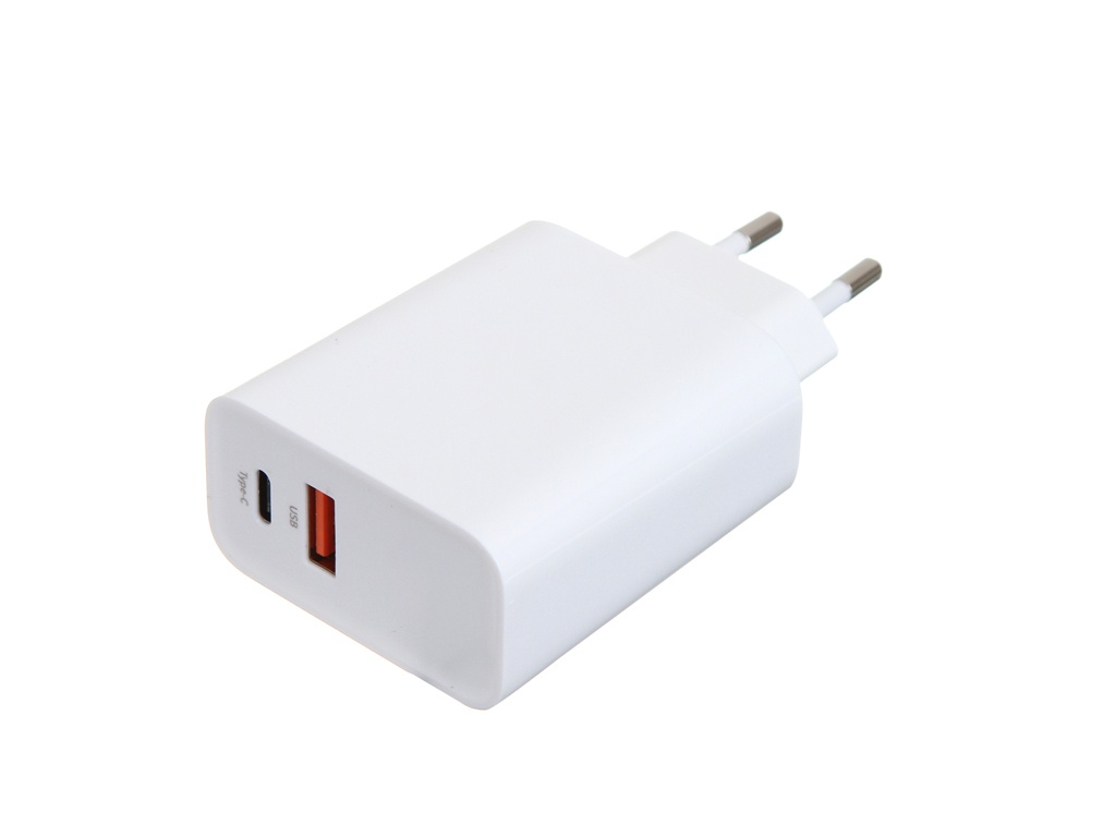 фото Зарядное устройство baseus speed pps quick charger 30w / type-c / usb eu white ccfs-c02