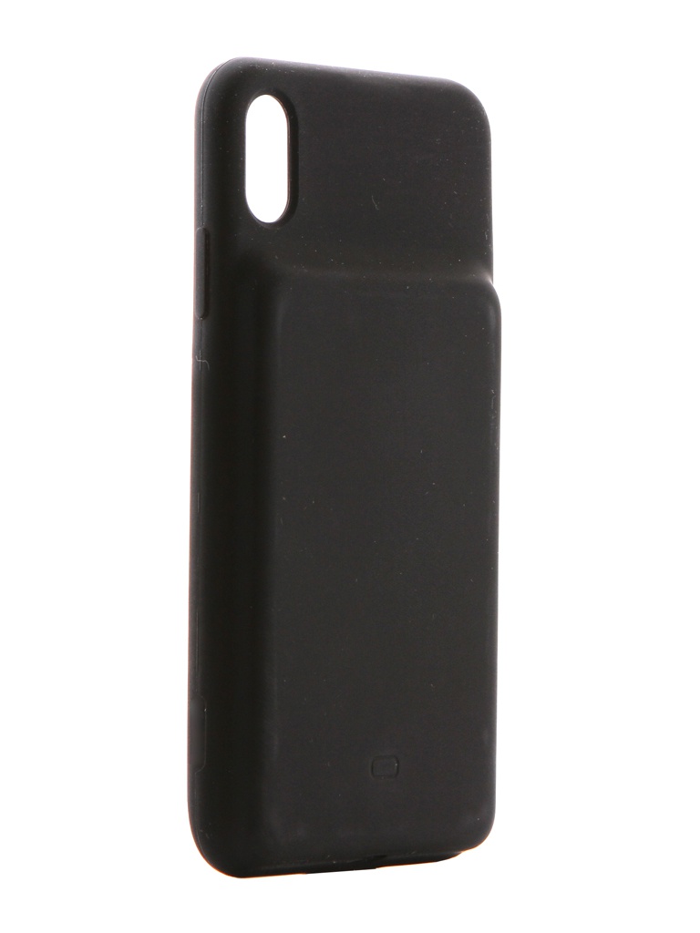 фото Чехол-аккумулятор baseus для apple iphone xs max liquid silicone smart back clamp power supply black acapiph65-bj01