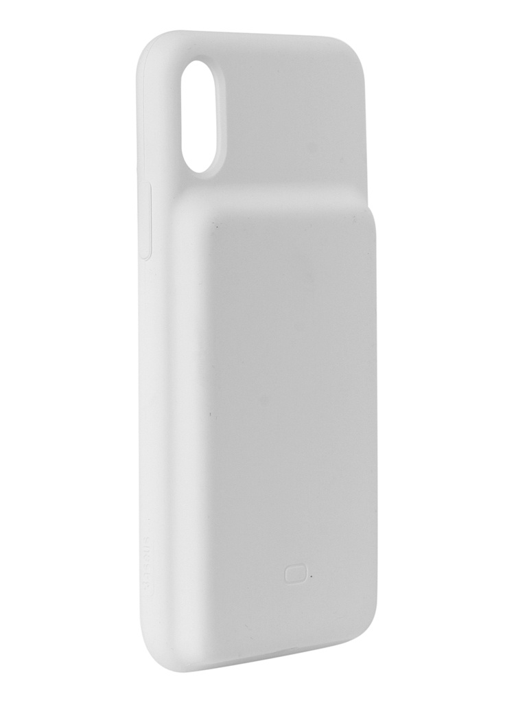фото Чехол-аккумулятор baseus для apple iphone xs silicone smart backpack power white acapiph58-abj02