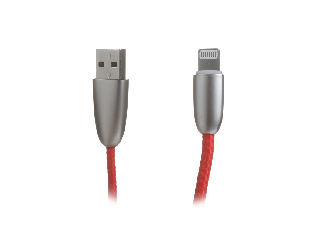 фото Аксессуар Baseus Torch Series Data Cable USB-Lightning 2.4A 1m Red CALHJ-C09