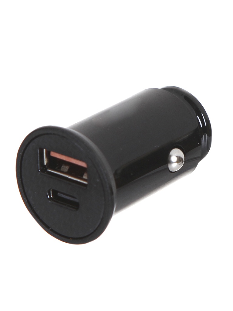 фото Зарядное устройство baseus circular plastic a+c 30w pps car charger black ccall-ys01
