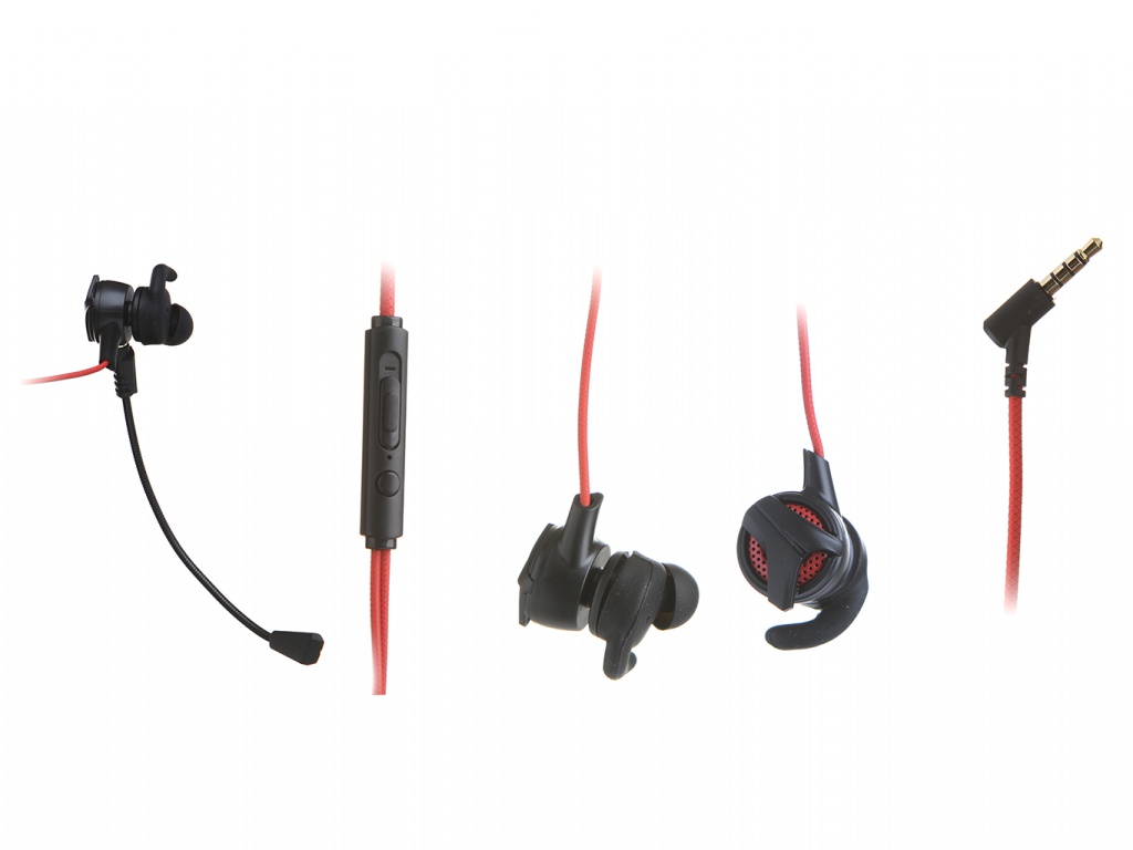 

Наушники Baseus Gamo 3.5MM Wired Earphone H15 Red-Black NGH15-91, Gamo 3.5MM Wired Earphone H15