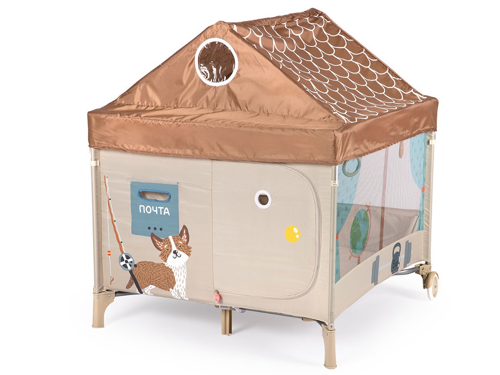 

Манеж Happy Baby Alex Home Brown, Alex Home