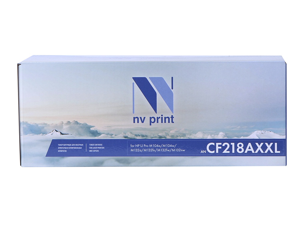 

Картридж NV Print для HP LaserJet Pro M104a/M104w/M132a/M132fn/M132fw/M132nw NV-CF218AXXL, NV-CF218AXXL