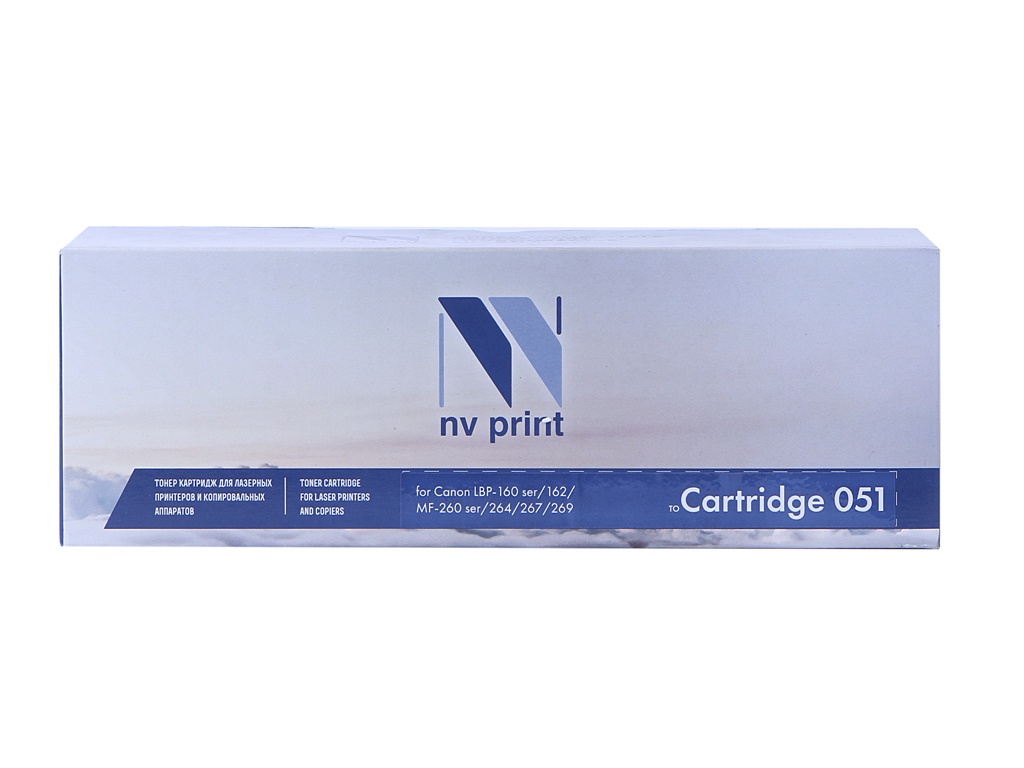 

Картридж NV Print NV-051 для Canon LBP-160 ser/162/MF-260 ser/264/267/269, NV-051