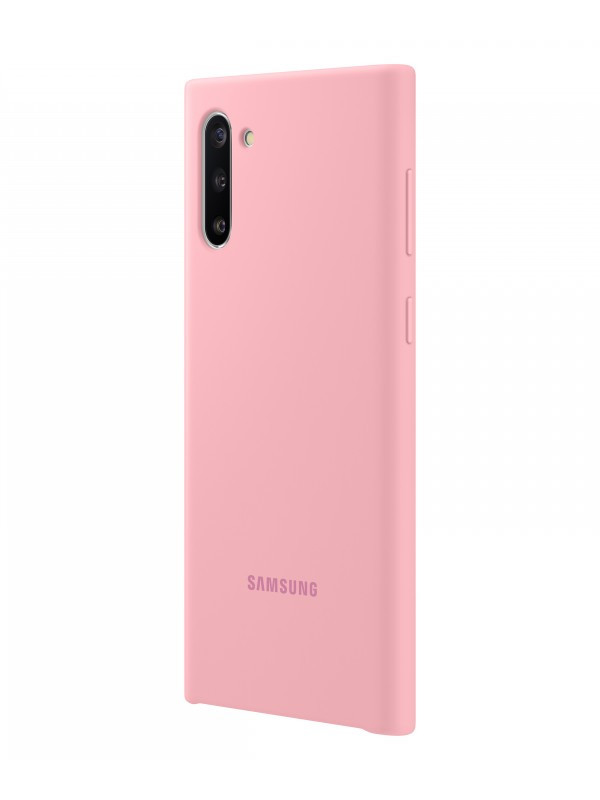 фото Чехол для samsung galaxy note 10 silicone cover pink ef-pn970tpegru