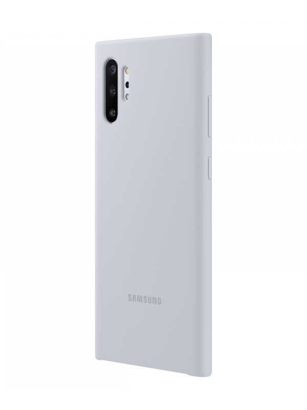 

Чехол Samsung Galaxy Note 10 Plus Silicone Cover Silver EF-PN975TSEGRU, Silicone Cover