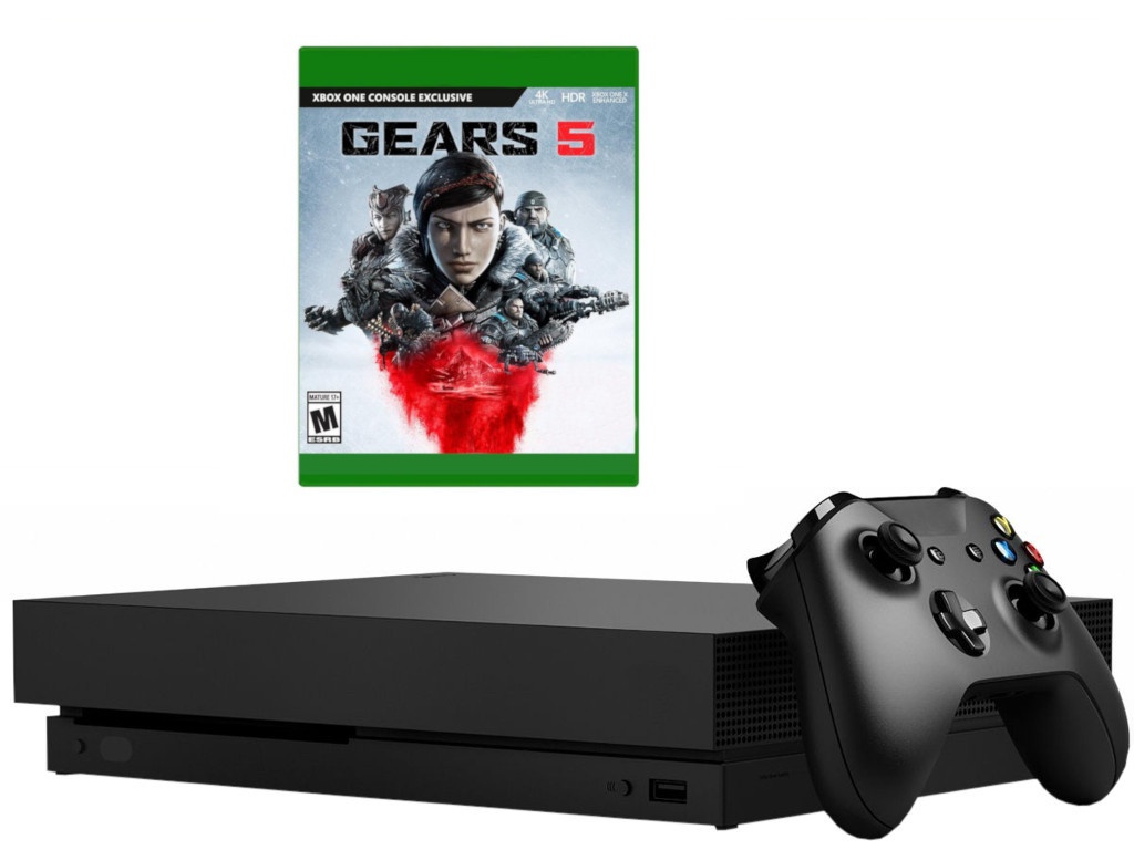 

Игровая приставка Microsoft Xbox One X 1Tb Black + Gears 5 CYV-00331, Xbox One X