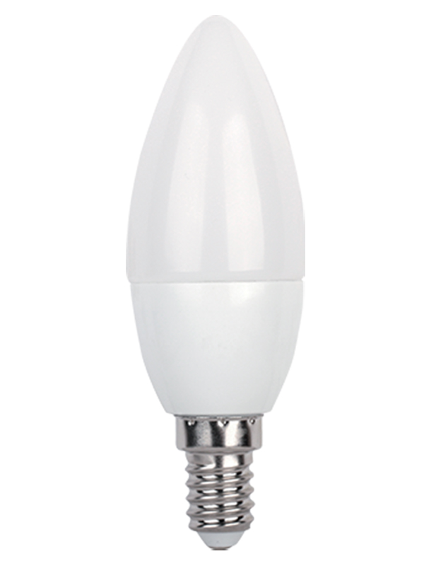 

Лампочка In Home LED-СВЕЧА-VC Е14 6W 230V 4000К 480Lm 4690612020396, LED-СВЕЧА-VC