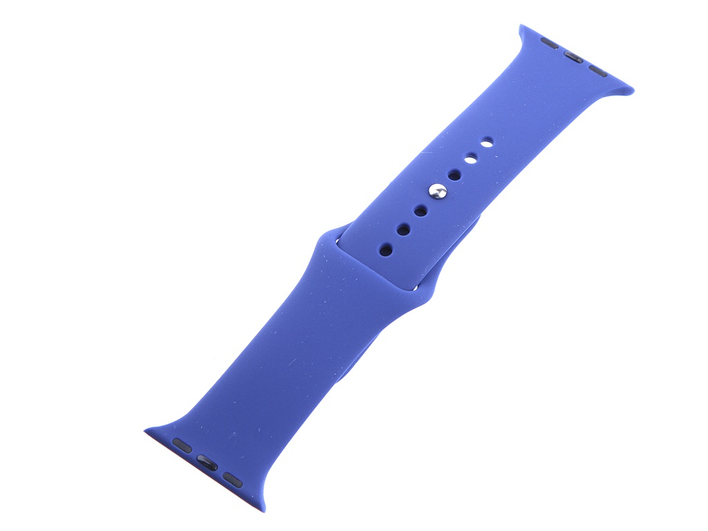 фото Аксессуар Ремешок DF для Apple Watch 42mm/44mm iClassicband-02 Blue Df-group