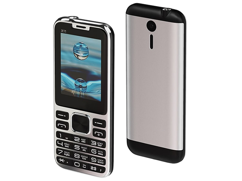 

Сотовый телефон Maxvi X11 Metallic Silver, X11