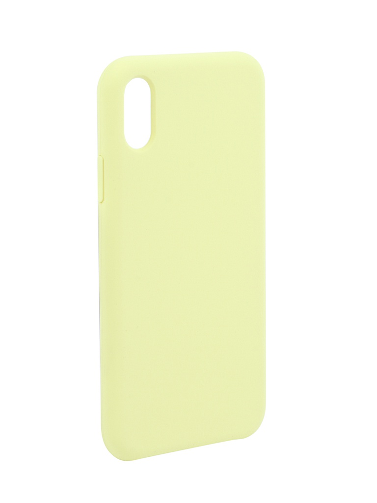 фото Чехол liberty project для apple iphone x/xs silicone protect cover yellow 0l-00042170