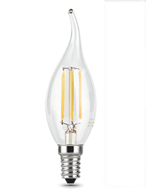 

Лампочка Gauss Filament E14 Свеча на ветру 7W 580Lm 4100K Step Dimmable 104801207-S, 104801207-S