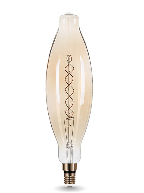 

Лампочка Gauss Vintage Filament Flexible BT120 E27 8W 620Lm 2400K Golden 156802008, 156802008