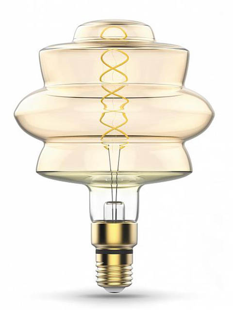 

Лампочка Gauss Vintage Filament Flexible BD180 E27 8W 560Lm 2400K Golden 161802008, 161802008
