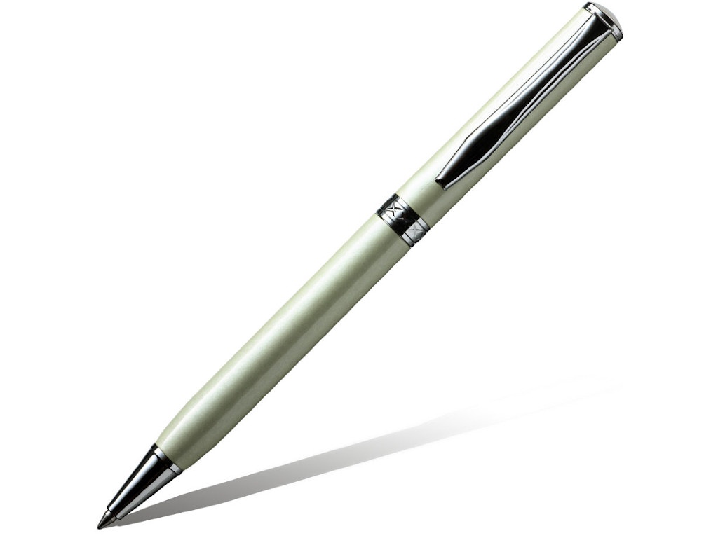 

Ручка шариковая Pentel Sterling 0.8mm корпус Ivory, стержень Black B811-W-A, B811-W-A