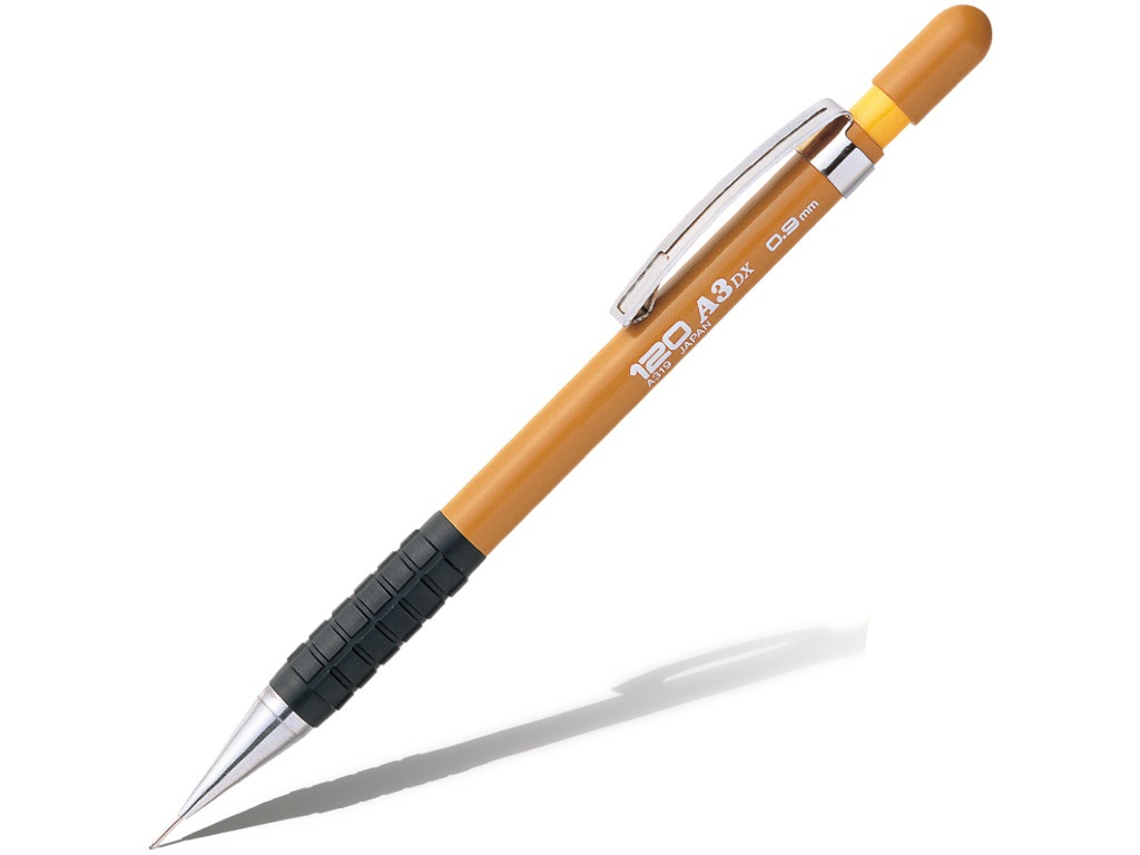 

Карандаш автоматический Pentel 120 A3 0.9mm Dark Yellow A319-Y, A319-Y