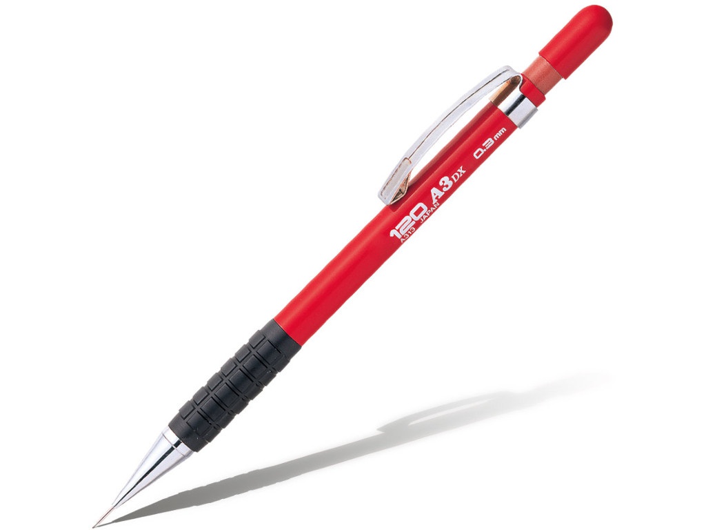 

Карандаш автоматический Pentel 120 A3 0.3mm Red A313-B, A313-B