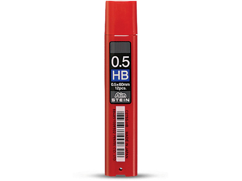

Грифель Pentel Ain Stein 0.5mm 12шт C275S-HB, C275S-HB