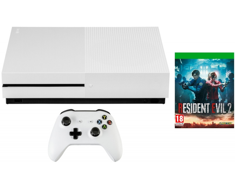 фото Игровая приставка Microsoft Xbox One S 1Tb White + Resident Evil 2