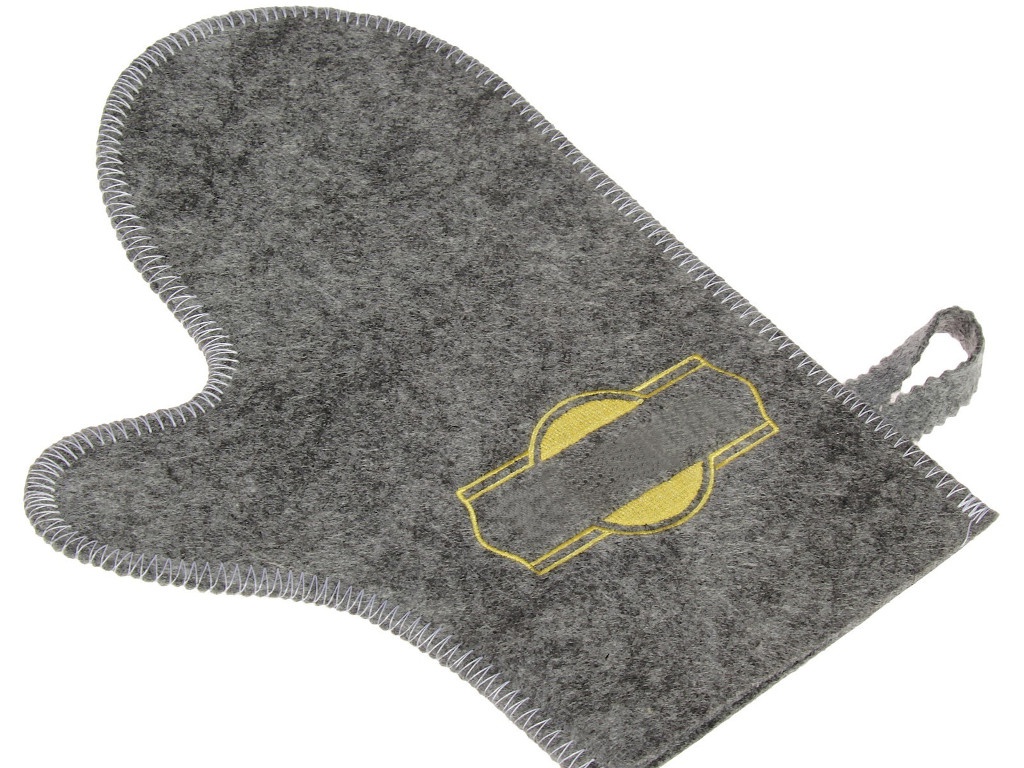 

Рукавица банная Добропаровъ Grey-Gold 3341050, 3341050