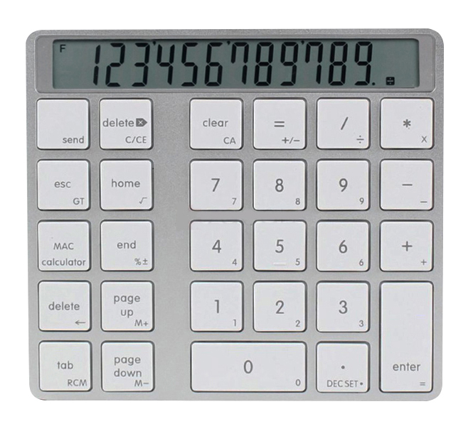 фото Клавиатура XtremeMac Numpad Bluetooth Calculator XWH-CMN-83