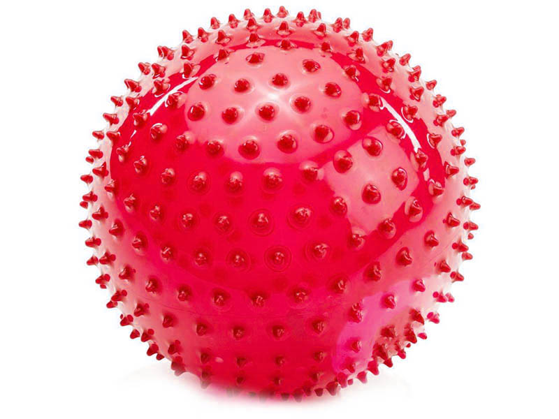 фото Массажер альпина пласт мяч ёжик 18cm red 6022041022