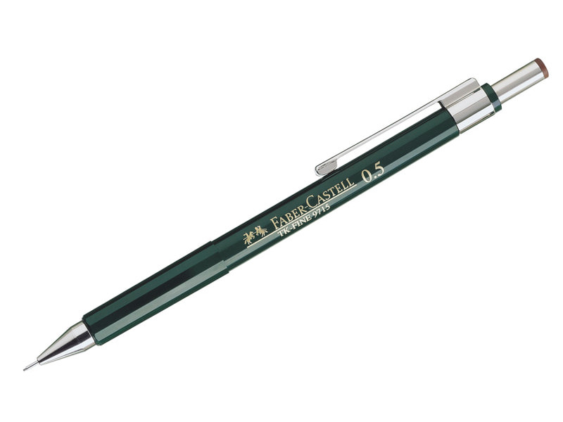 

Карандаш механический Faber-Castell TK-Fine 9715 0.5mm с ластиком 136500, 136500