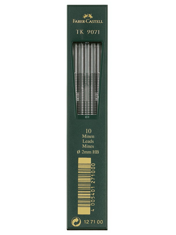 

Грифель Faber-Castell TK 9071 2.0mm 10шт 127100, TK 9071