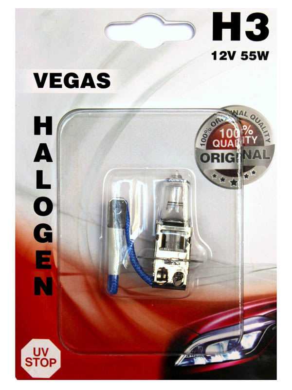 

Лампа AVS Vegas H3 12V 55W (1 штукa) A78481S, Vegas H3 12V 55W