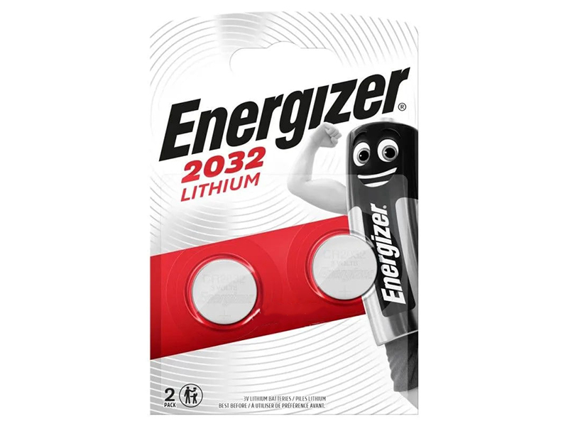 Батарейка CR2032 - Energizer Lithium 3V (2шт) E301021401 / 11656