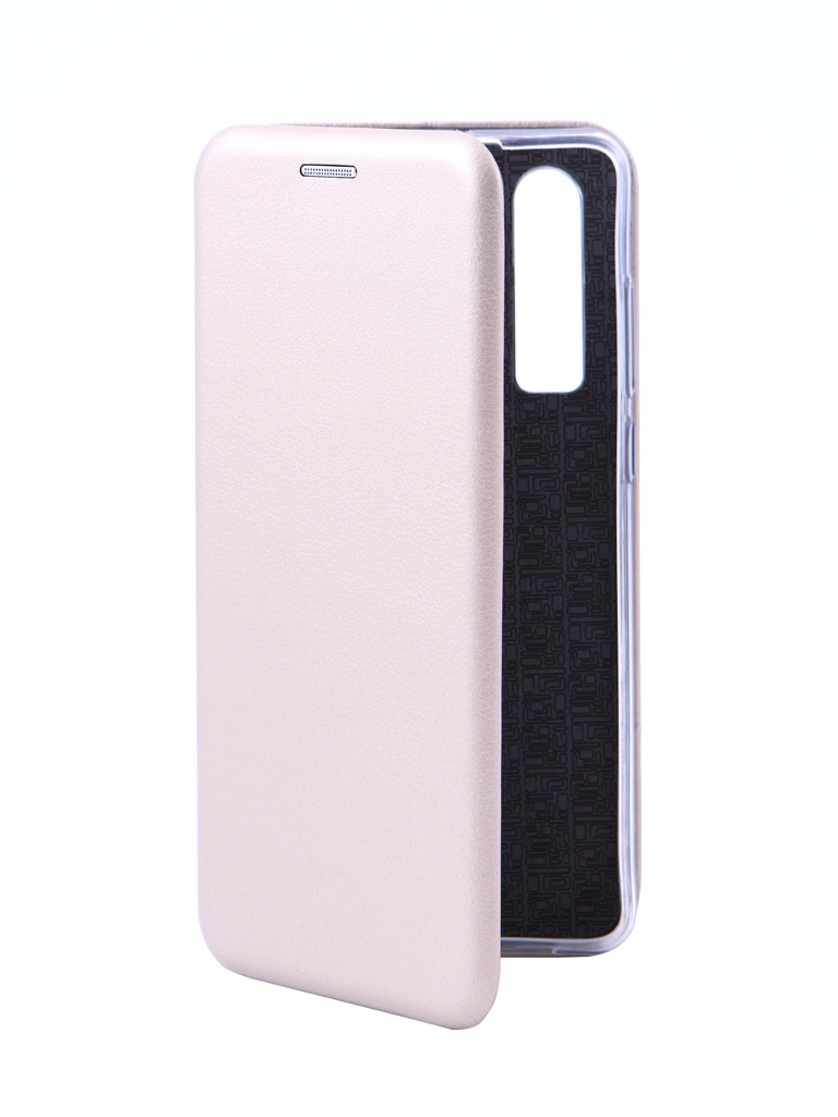 

Аксессуар Чехол Innovation для Huawei P30 Book Silicone Magnetic Gold 15444, 15444