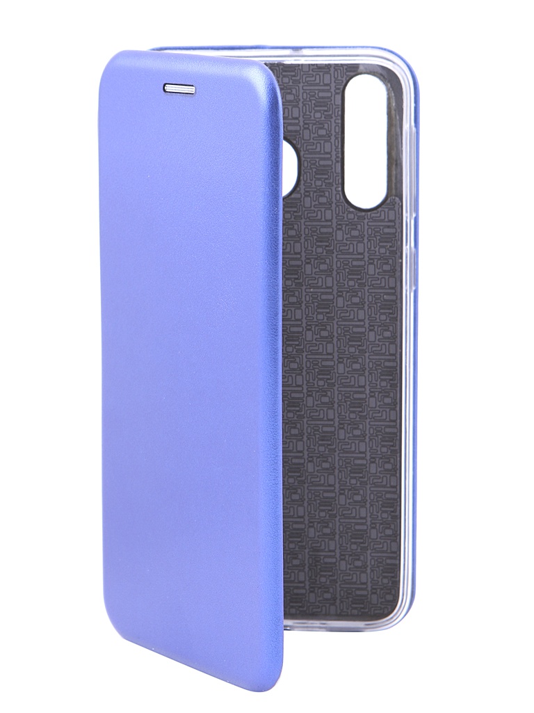 Чехол Innovation для Samsung Galaxy M30 Book Silicone Magnetic Blue 15502