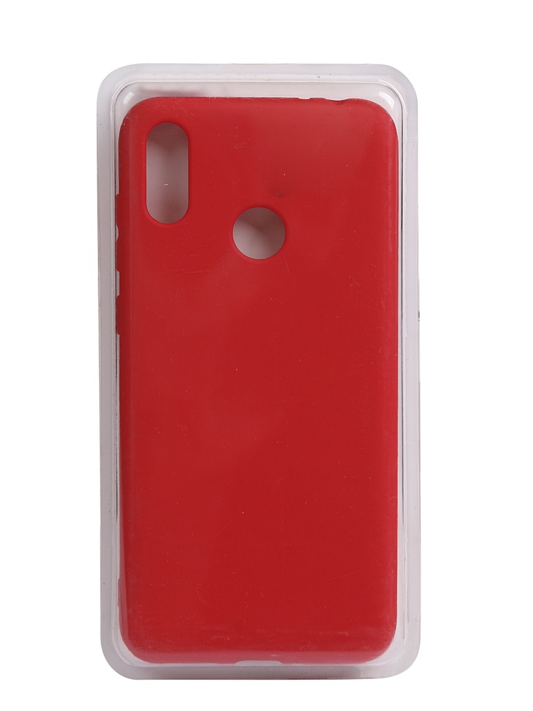 фото Чехол innovation для huawei y7 pro 2019 silicone red 15339