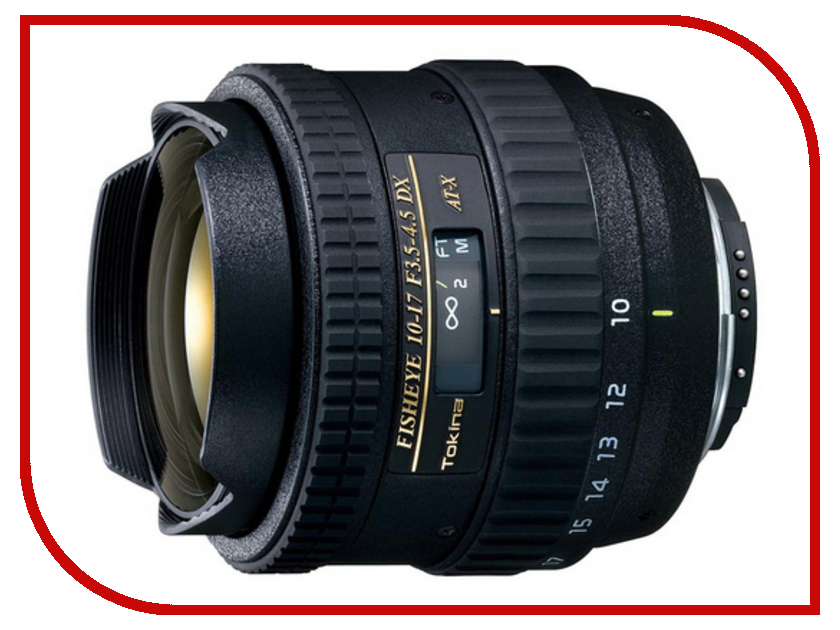 

Объектив Tokina Canon AF 10-17 mm F/3.5-4.5 AT-X DX Fisheye