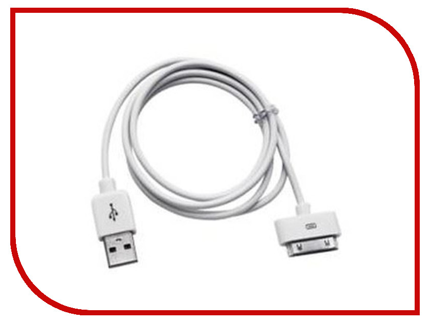 

Аксессуар Кабель USB Gembird для iPhone / iPod / iPad 1m CC-USB-AP1MW White