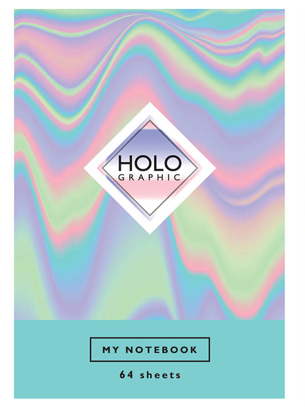 

Бизнес-блокнот BG Holographic А6 64 листа ББ6и64_м_лм 7303, Holographic