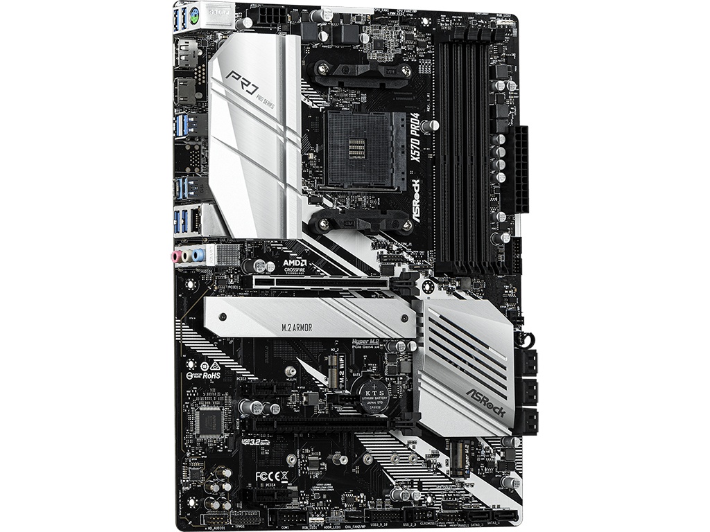 фото Материнская плата asrock x570 pro 4