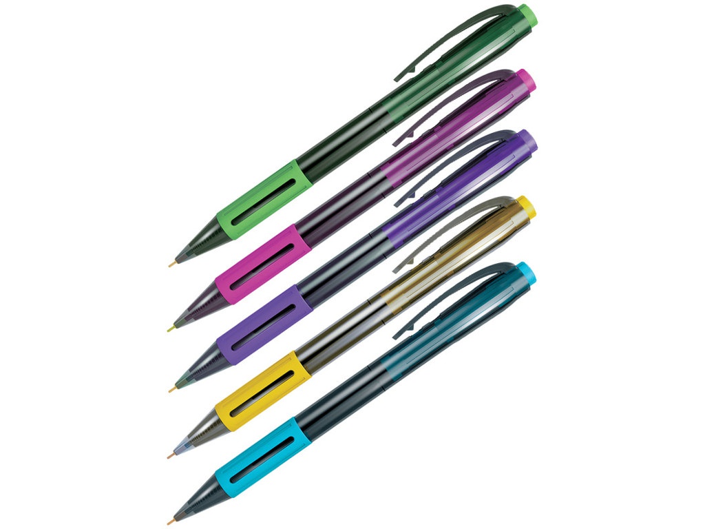 

Ручка шариковая автоматическая Berlingo SI-400 Color Blue CBm_70500, SI-400 Color