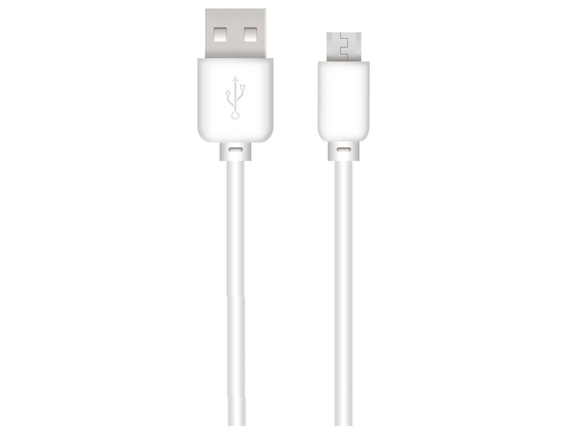 

Аксессуар Krutoff USB - Micro USB Classic 0.2m White 15080, 15080