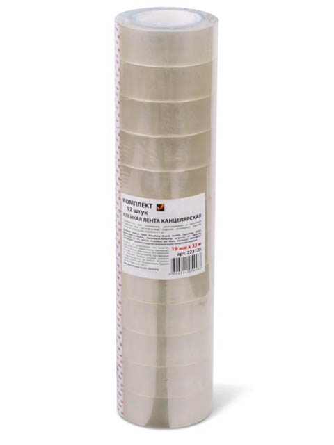 

Клейкие ленты Brauberg 19mm x 33m Transparent 223125, 223125