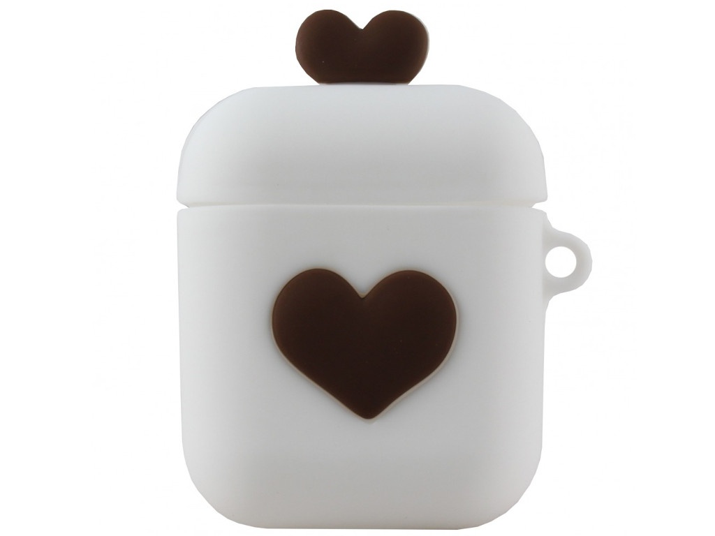 

Аксессуар Чехол Activ Soft Touch Love для Apple AirPods 2 White 102727, 102727