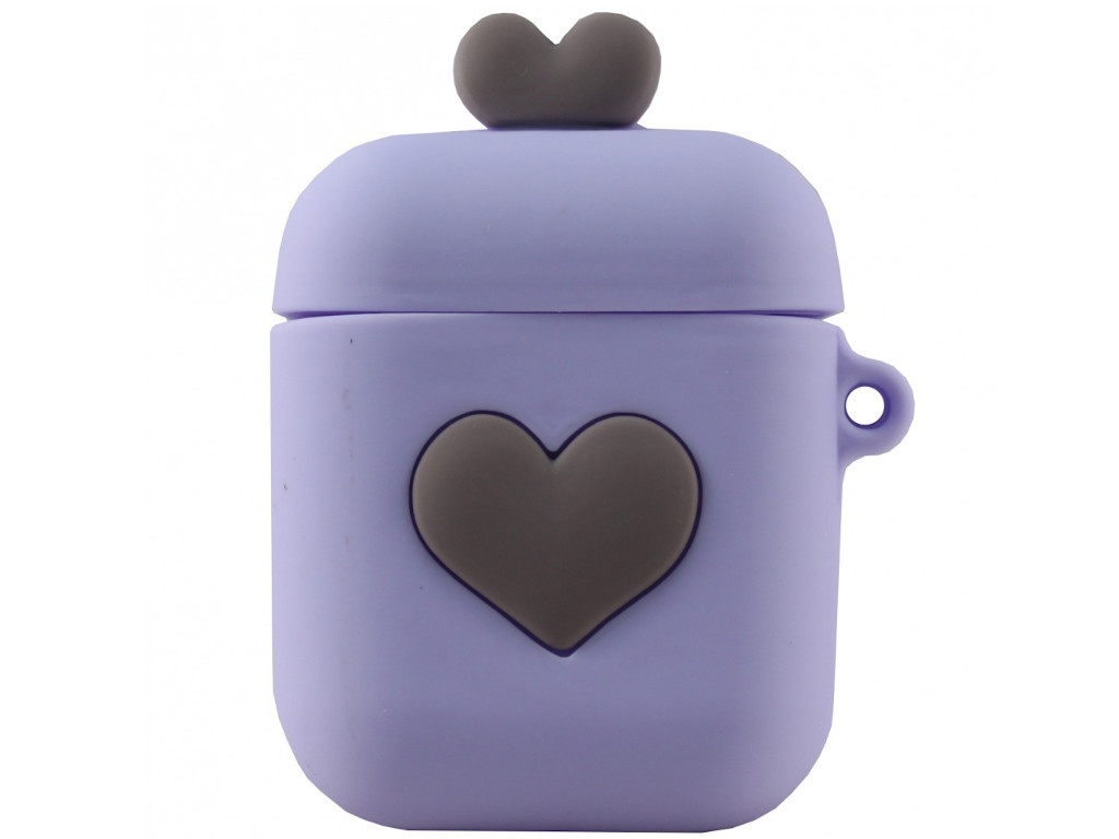 

Аксессуар Чехол Activ Soft Touch Love для Apple AirPods 2 Violet 102726, 102726