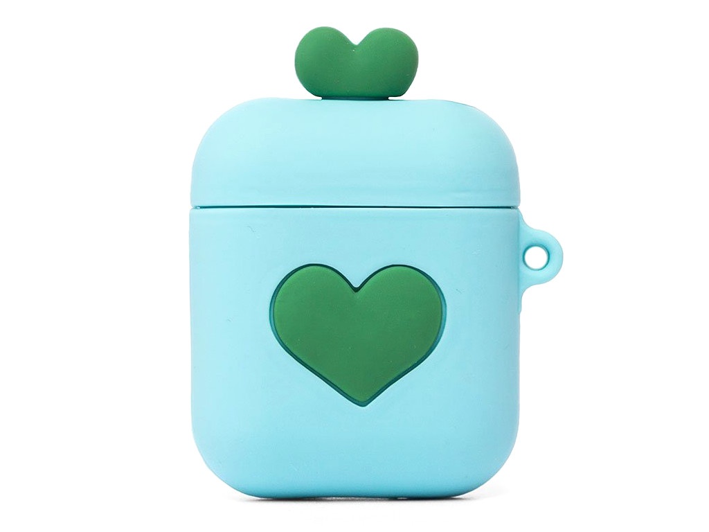 

Аксессуар Чехол Activ Soft Touch Love для Apple AirPods 2 Mint 102723, 102723