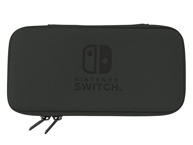 фото Чехол hori slim tough pouch black-yellow ns2-011u для nintendo switch lite