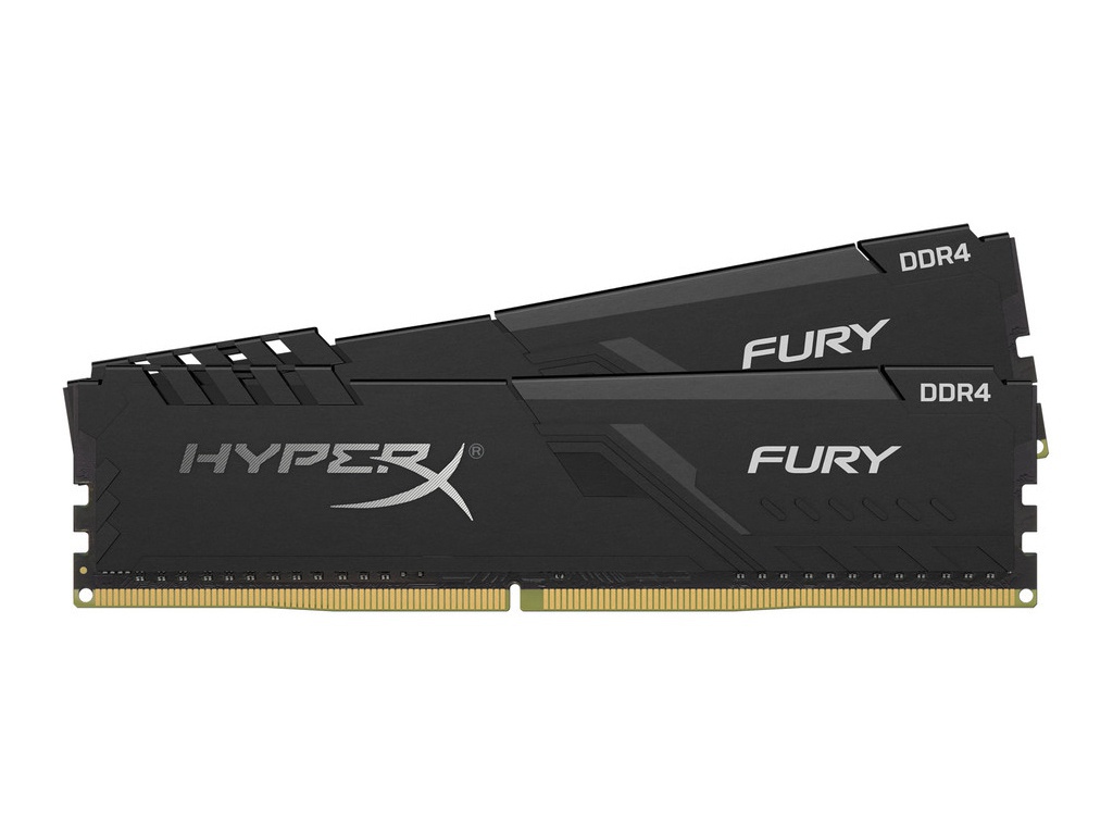 фото Модуль памяти hyperx fury black ddr4 dimm 3200mhz pc-25600 cl16 - 16gb kit (2x8gb) hx432c16fb3k2/16