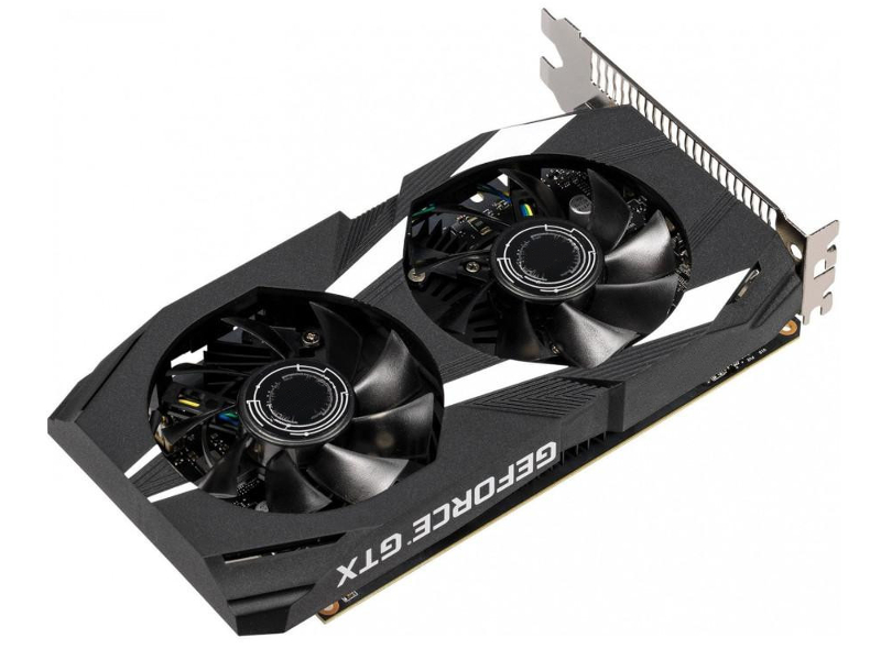 фото Видеокарта asus geforce gtx 1650 1485mhz pci-e 3.0 4096mb 8002mhz 128 bit dp hdmi dvi dual-gtx1650-4g