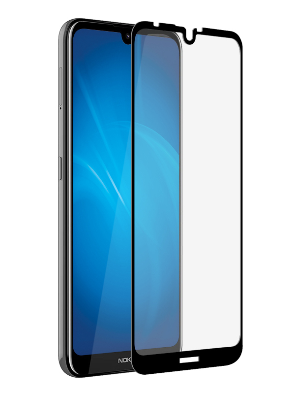 

Аксессуар Закаленное стекло DF для Nokia 3.2 Fullscreen nkColor-18 Black, DF nkColor-18