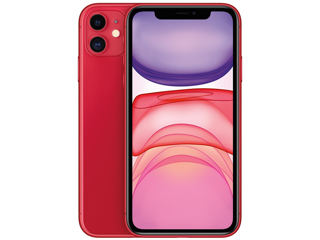 

Сотовый телефон APPLE iPhone 11 - 128Gb Product Red MWM32RU/A, APPLE iPhone 11